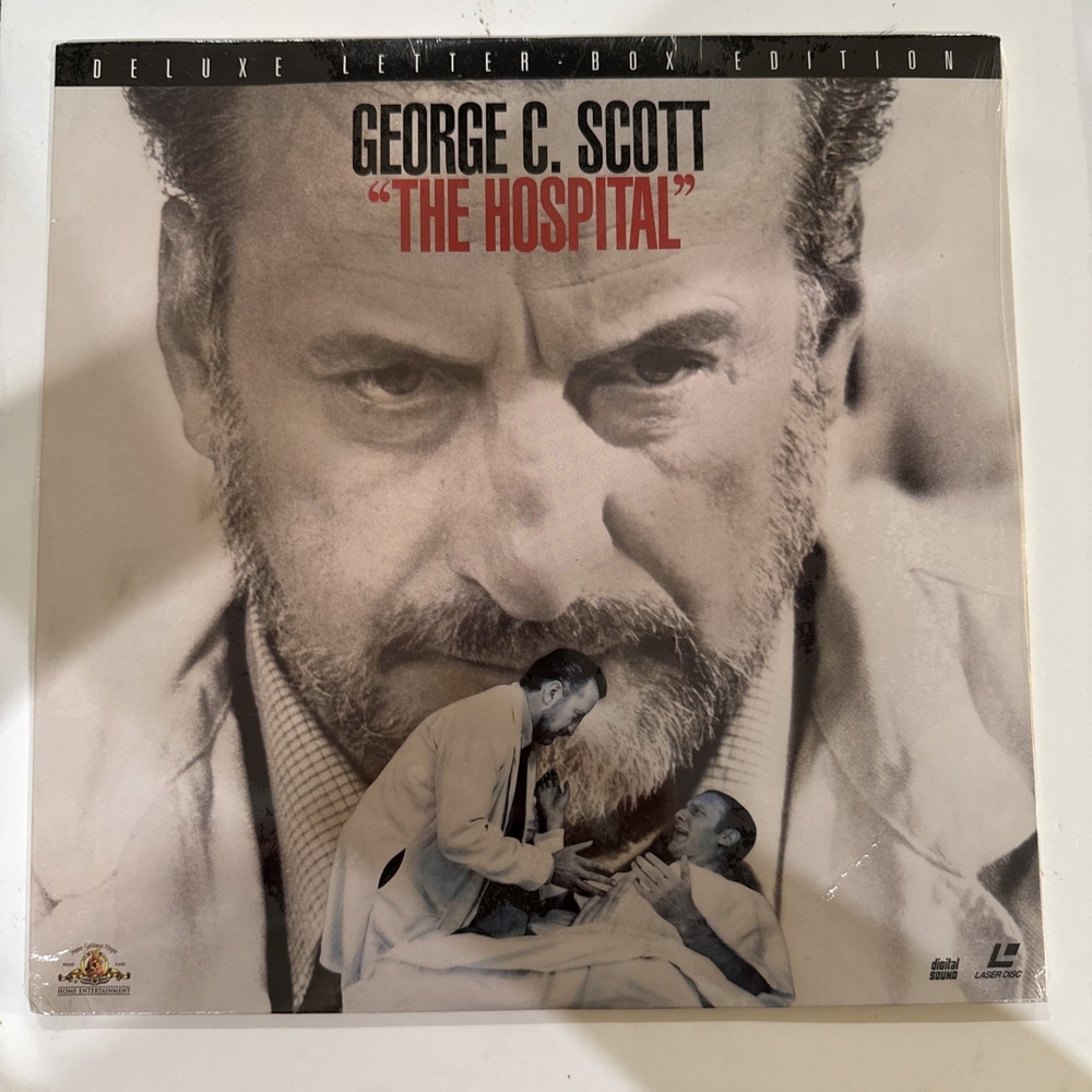 The Hospital 1971 Laserdisc George C‎ Scott, Diana Rigg Letter-Box. New. Sealed